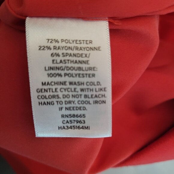Halogen Red Sleeveless Structured Lined Top - Picture 5 of 7